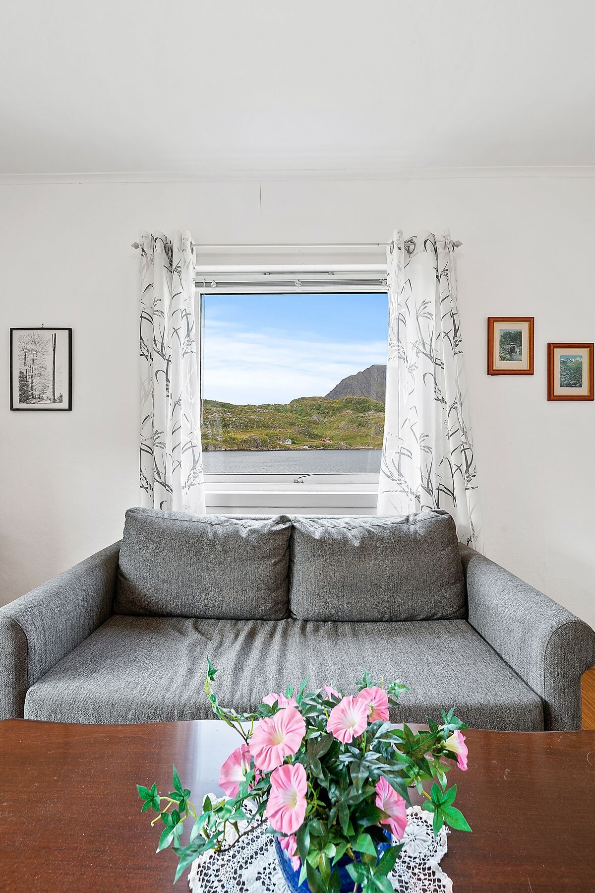 Stue med utsikt Galleribilde