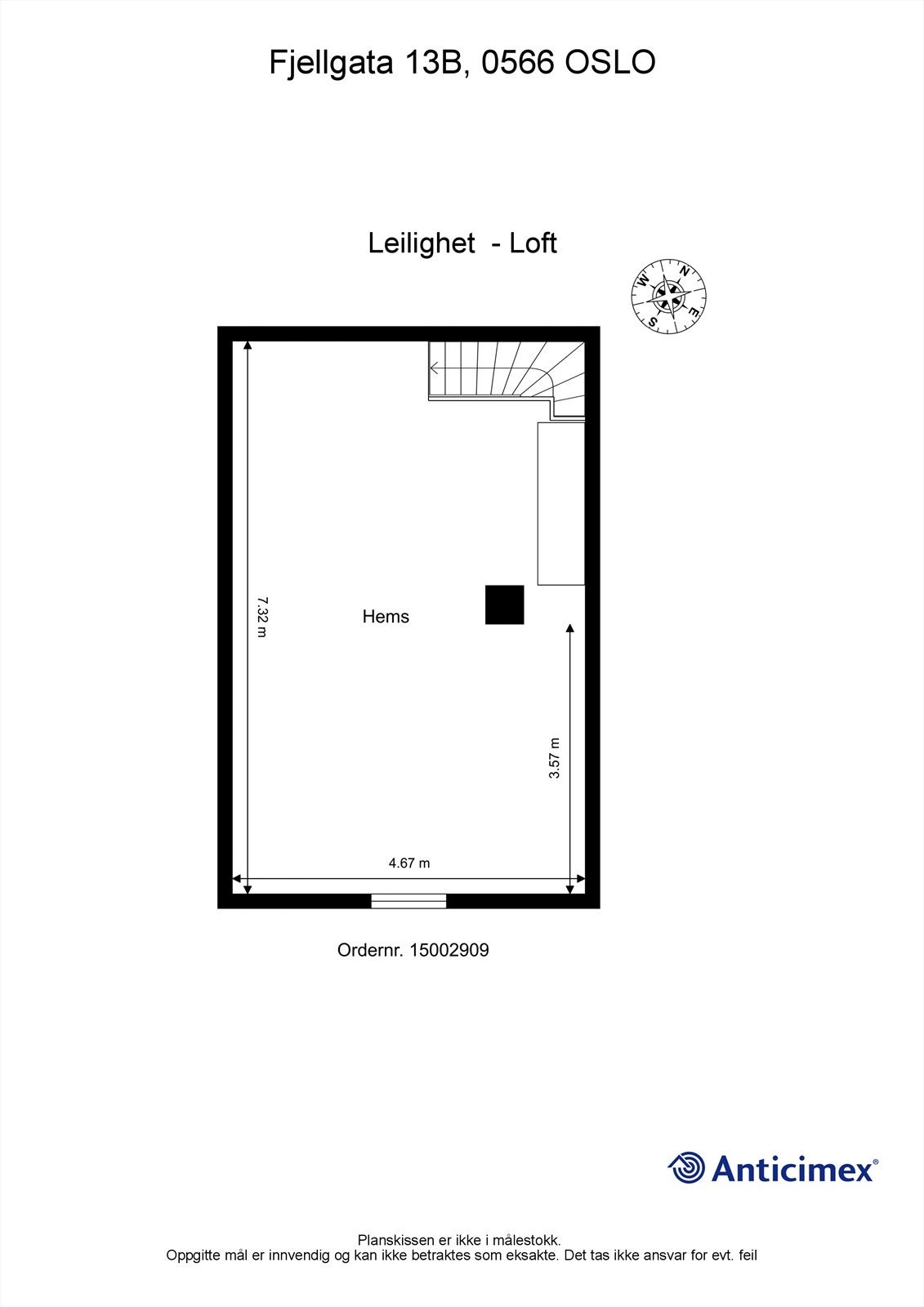 Plantegning 2. etasje Galleribilde