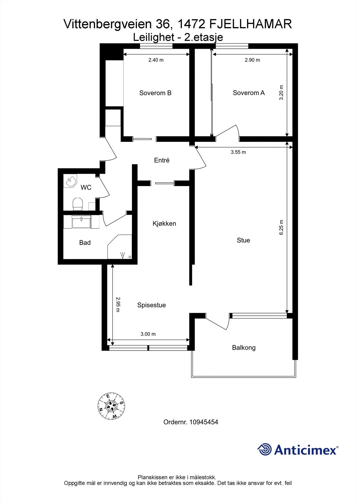 plantegning - Vittenbergveien 36, 1472 FJELLHAMAR - Leilighet - 2.etasje - 2D Floor Plan.jpg Galleribilde