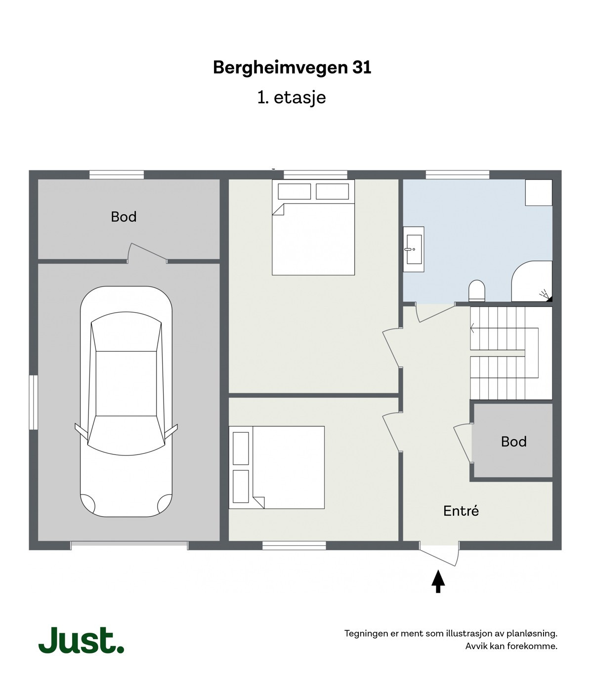 Planskisse 1. etasje