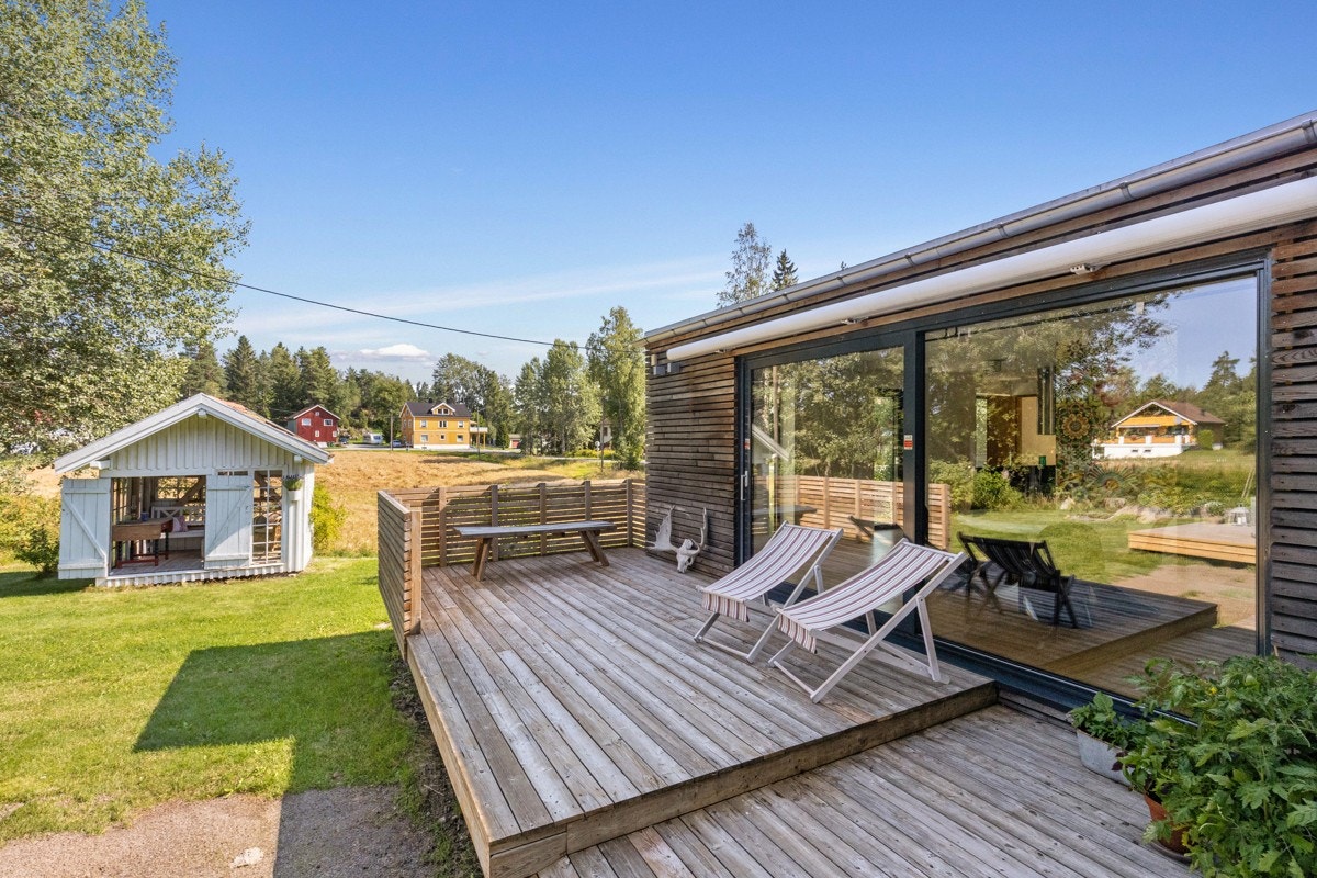 Terrasse tilknyttet Meieriskauveien 12 B. Galleribilde