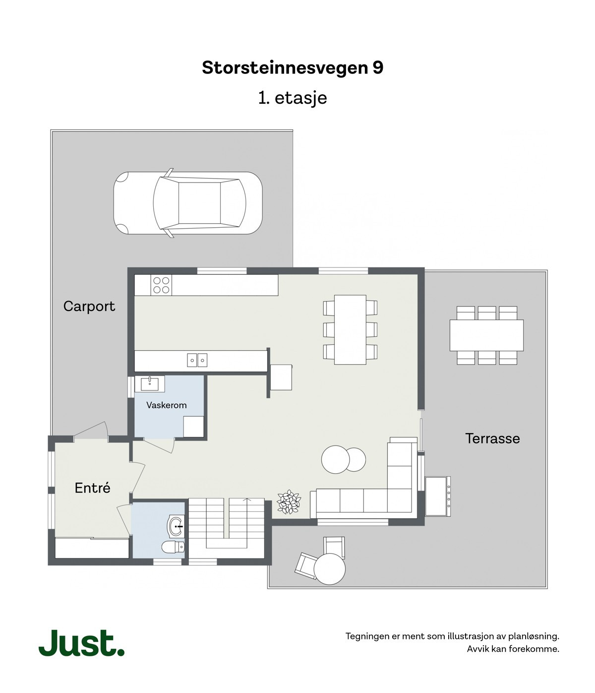 Plantegning - 1. etasje