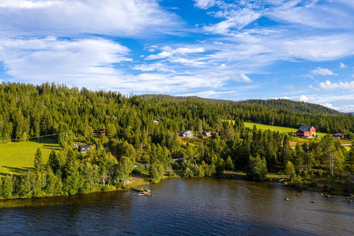 Dronebilde rett ovenifra