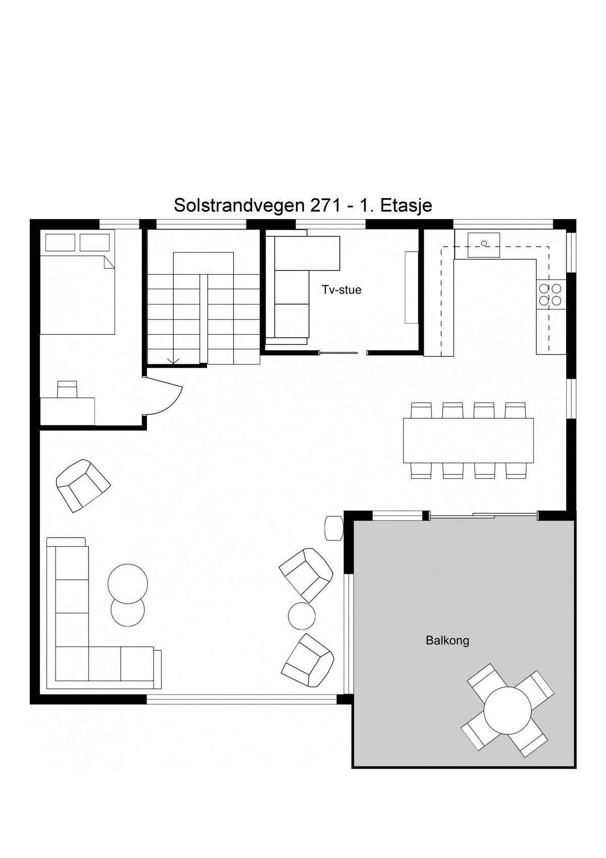 Planskisse 1. etasje