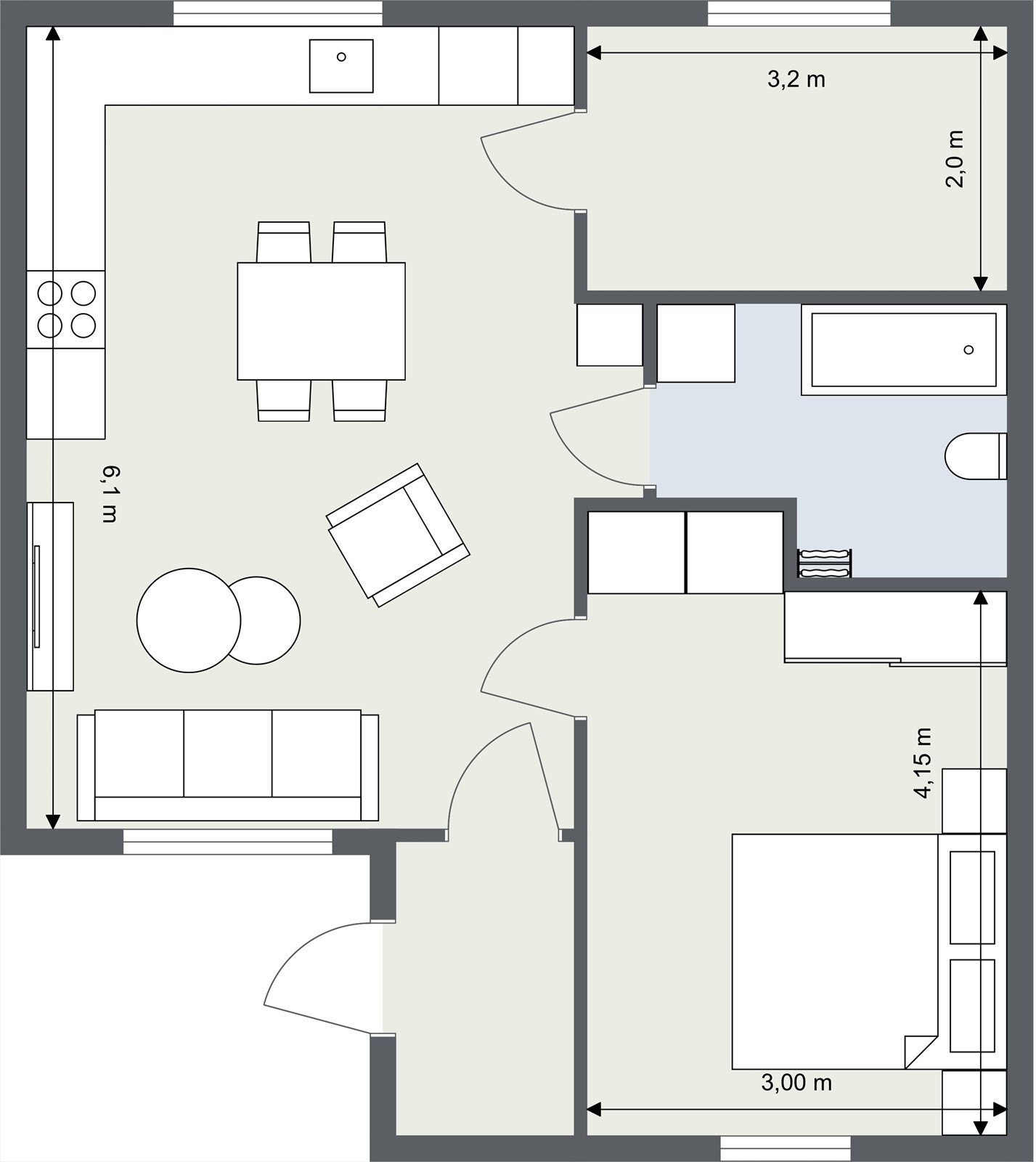 Plantenging Sørkdalsveien 21C Galleribilde