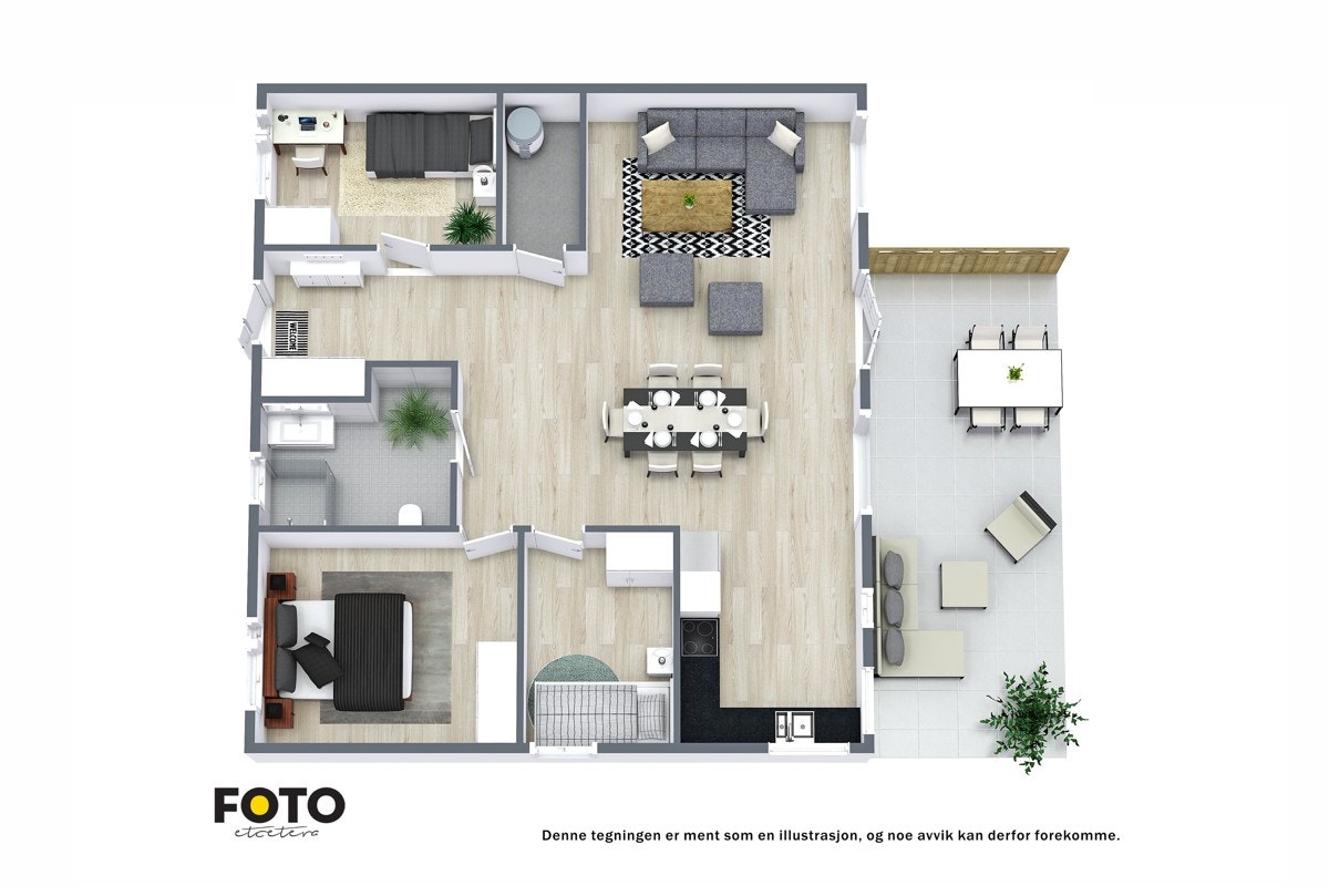 Plantegning Galleribilde