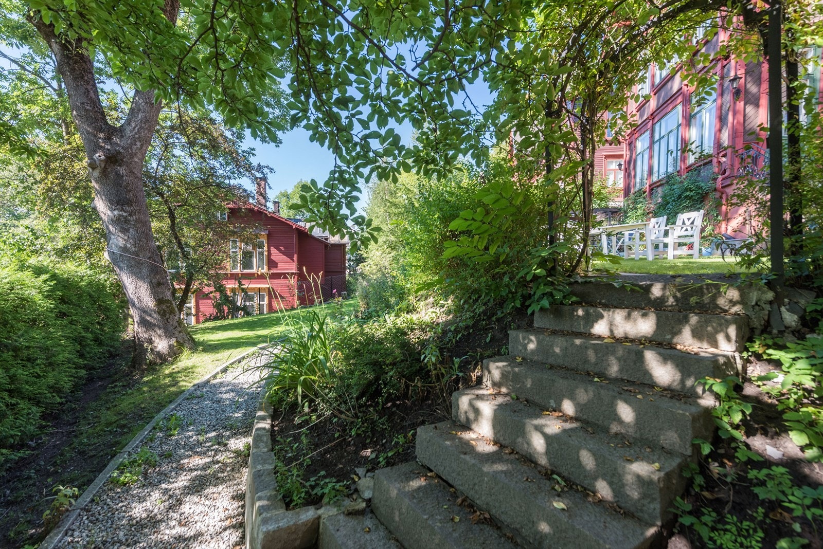 Nydelig felles hage Galleribilde