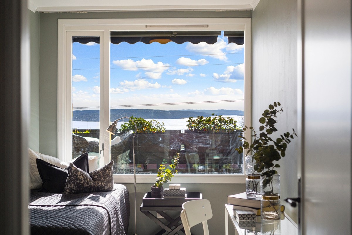 Nydelig utsikt fra soverom 2. Galleribilde