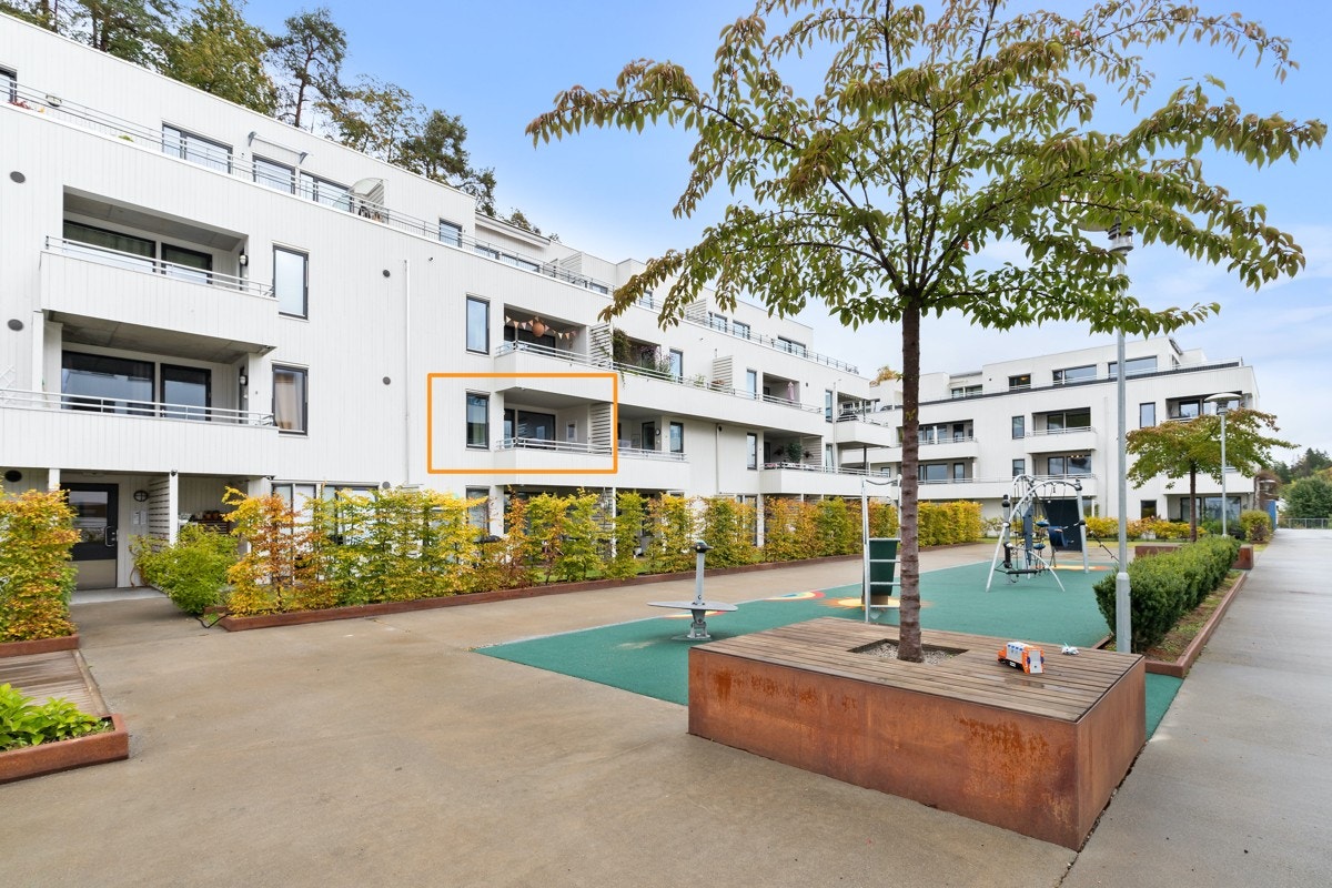 Leiligheten ligger i 2.etasje Galleribilde