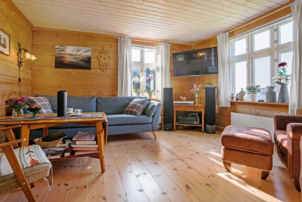 To flotte stuer som virkelig får frem husets historie og særpreg. Galleribilde