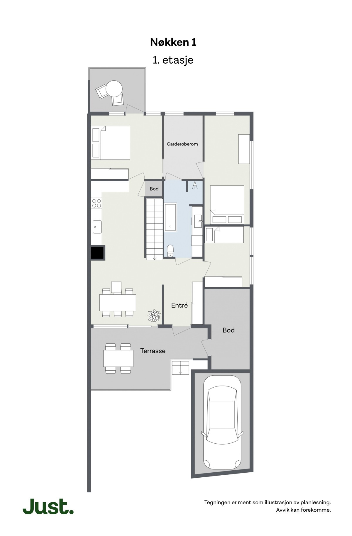 Planskisse 1. etasje