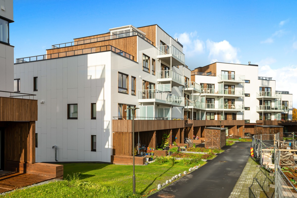 Pent opparbeidet uteområde