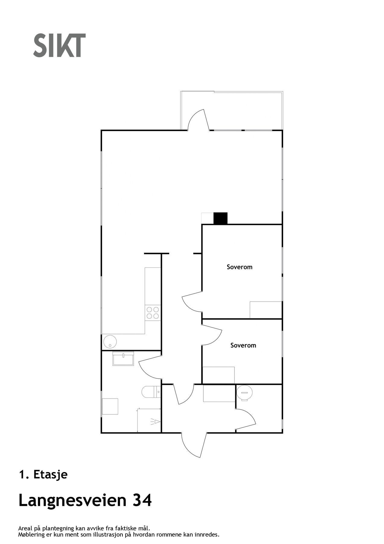 Floorplan letterhead - Langnesveien 34 - 1 Galleribilde