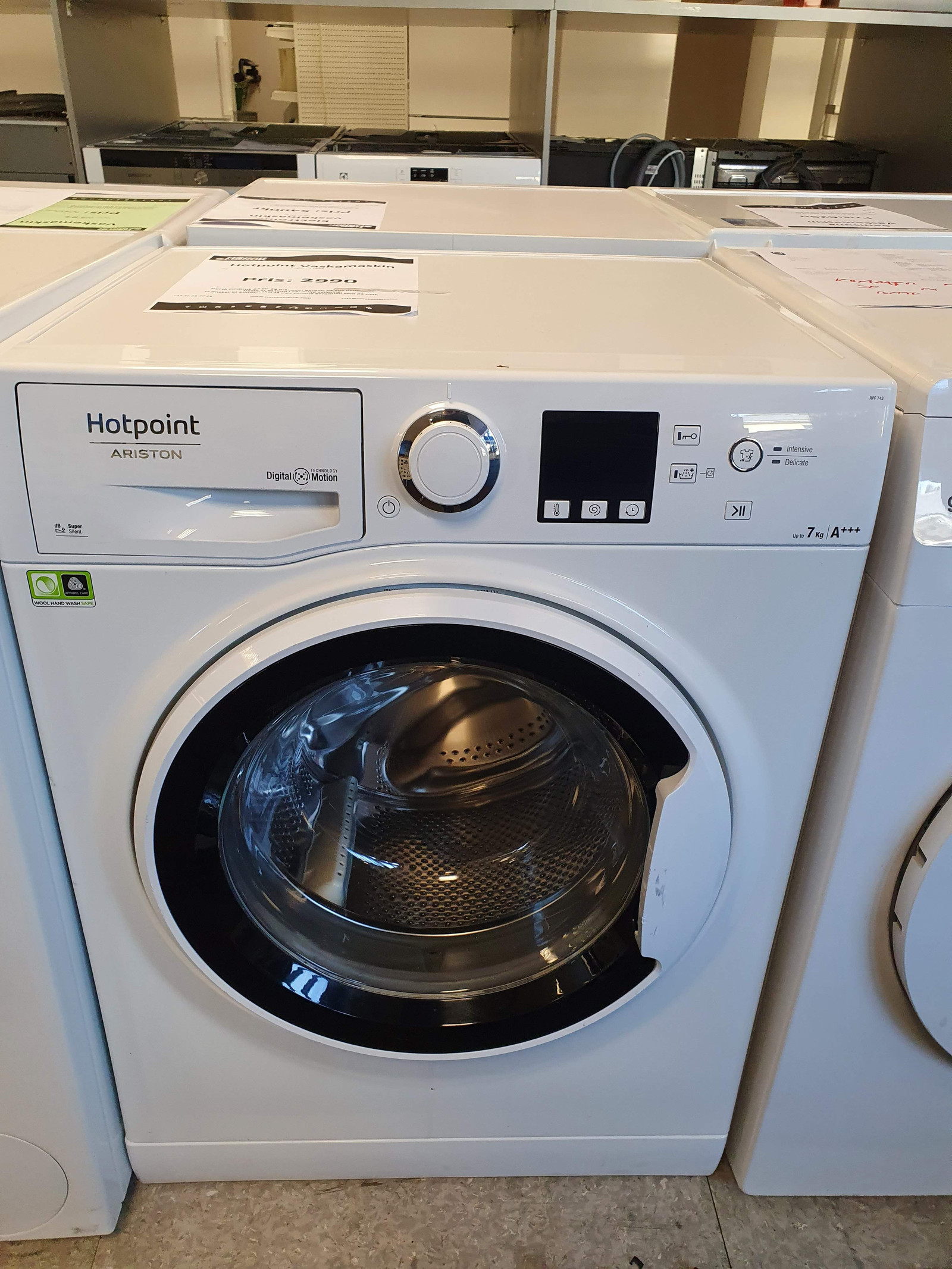Hotpoint Ariston Vaskemaskin 7kg A Med Garanti 11895 Finn No