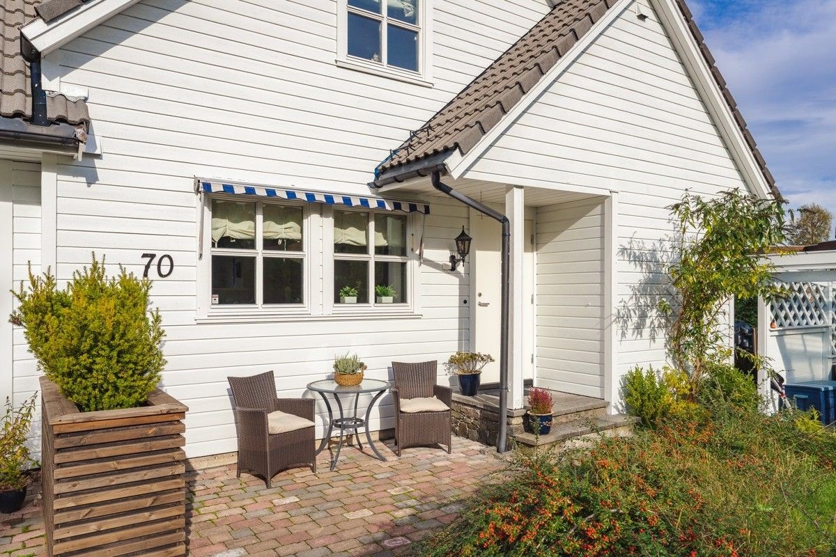 Leiligheten har fint uteområdet som disponeres av leietaker Galleribilde