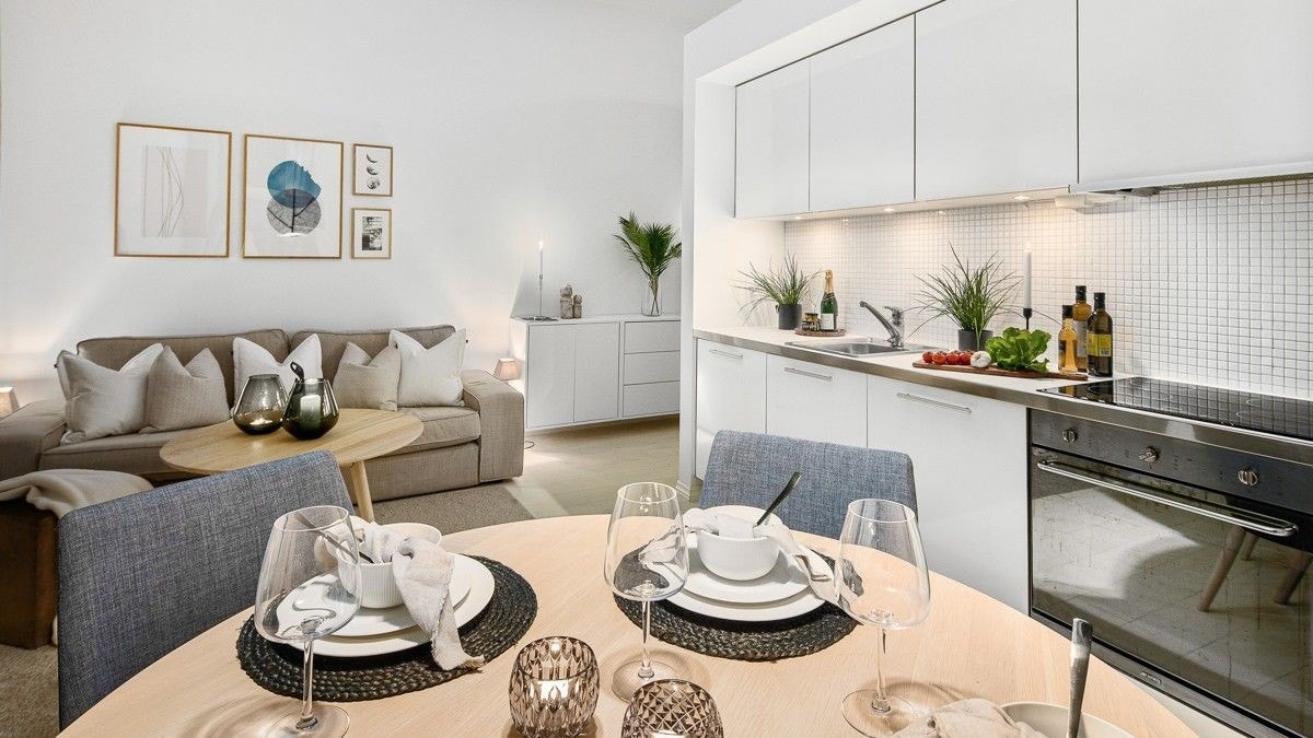 Moderne og stilrent kjøkken Galleribilde