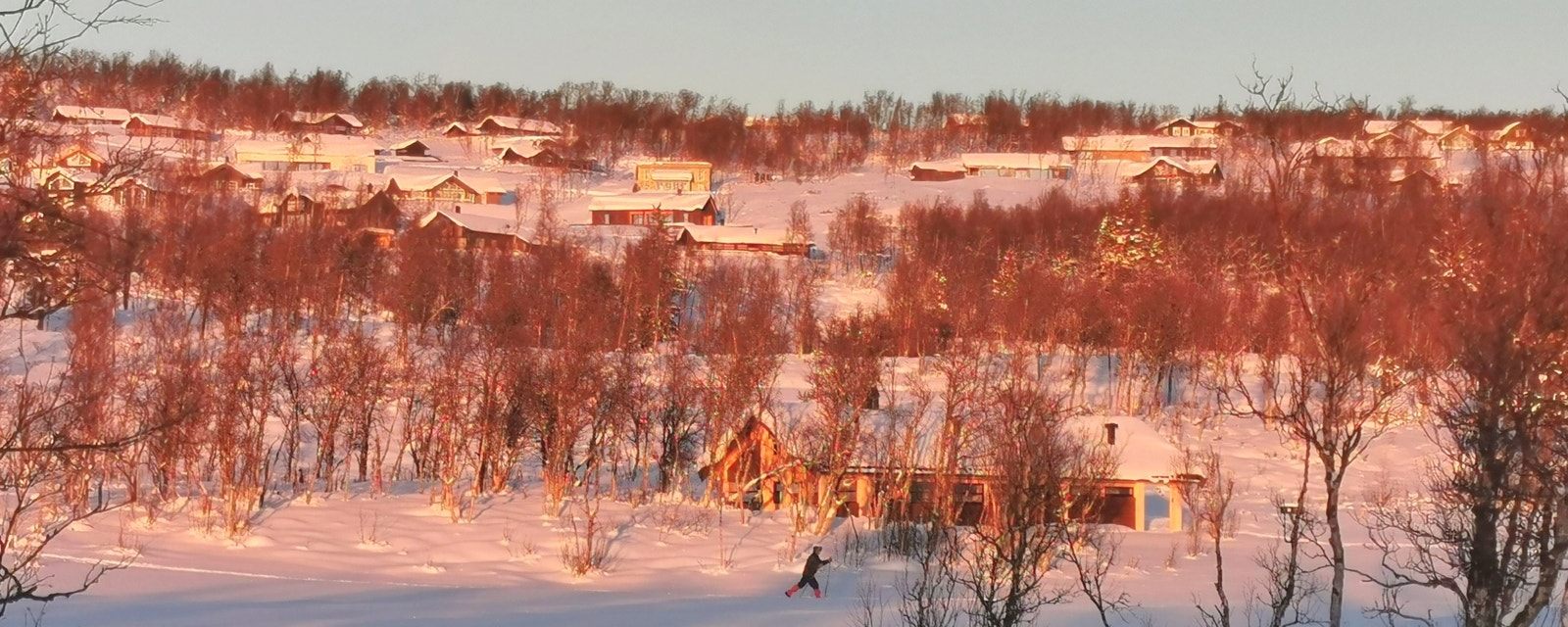Ettermiddagssol 4.januar kl. 1530. Galleribilde