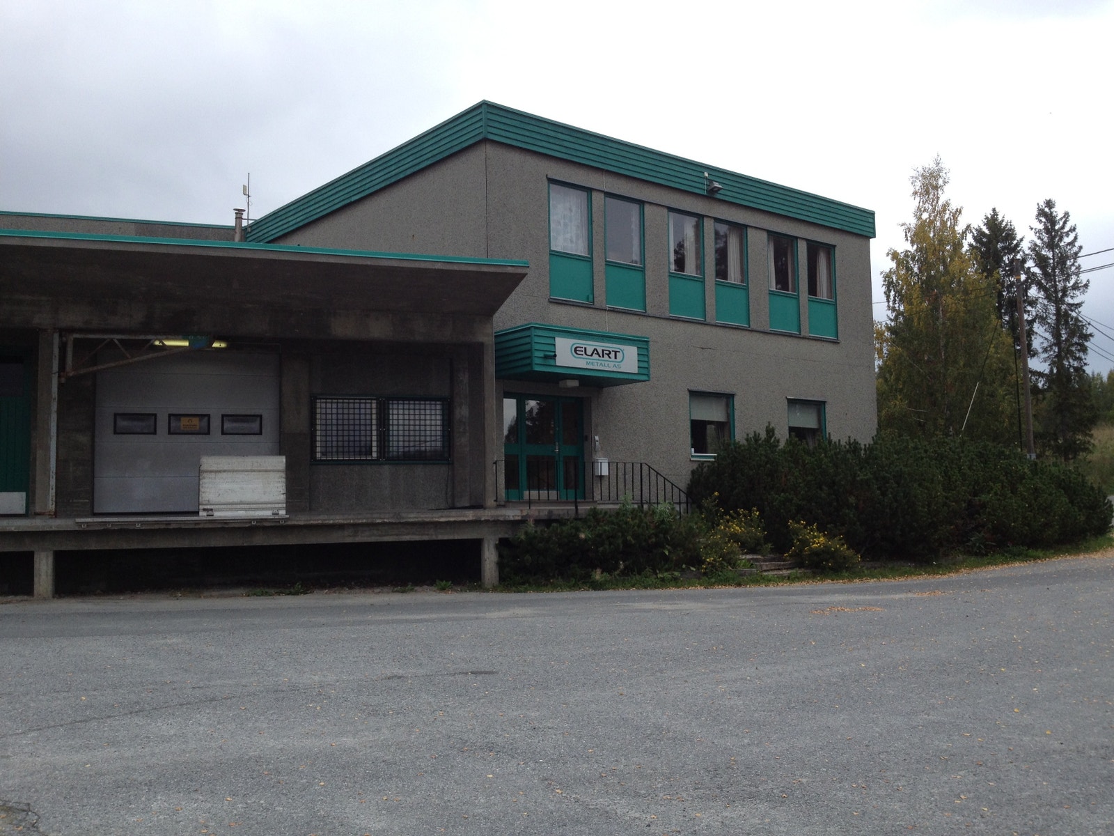 Fasade inngang Galleribilde