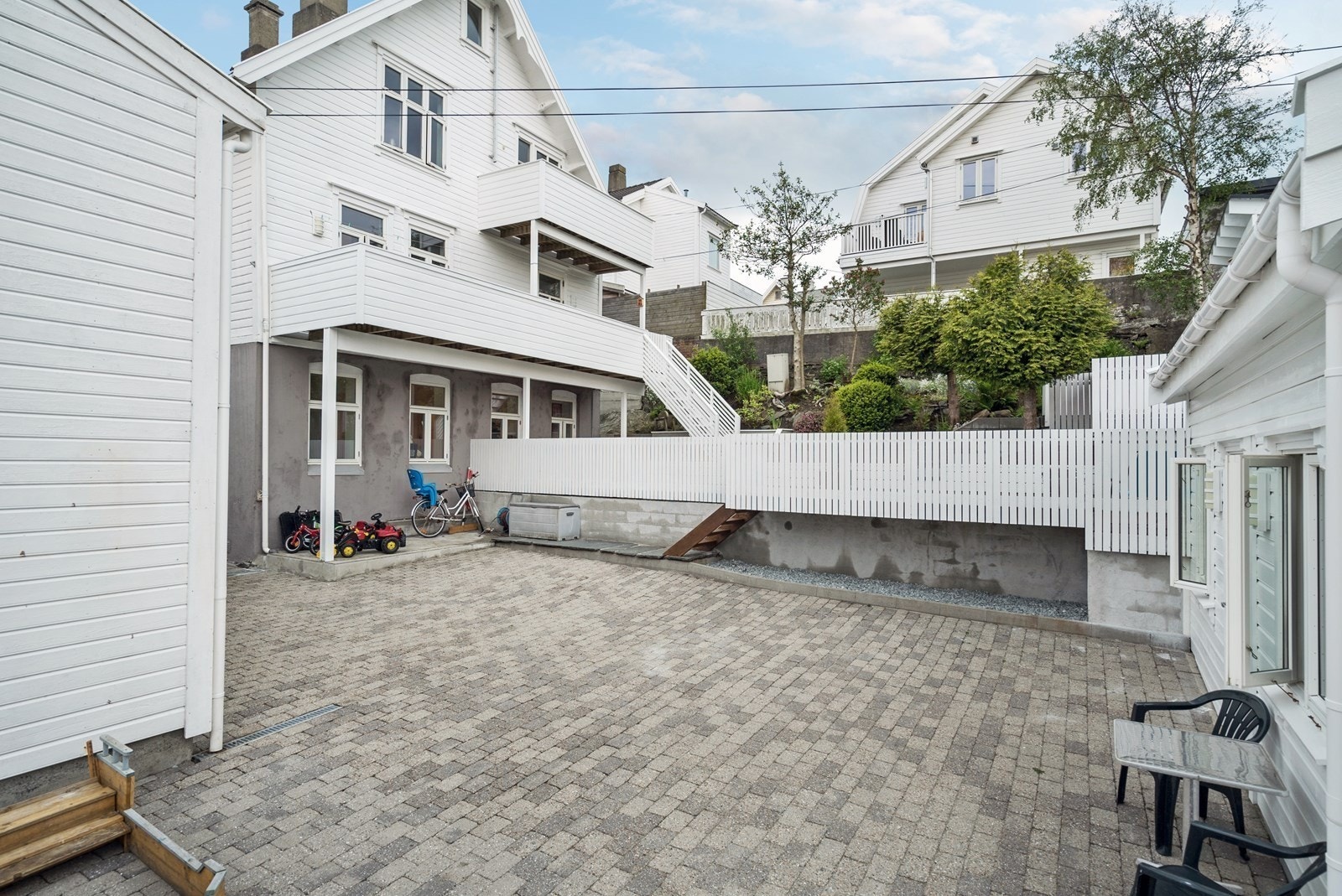 Bakgård Galleribilde