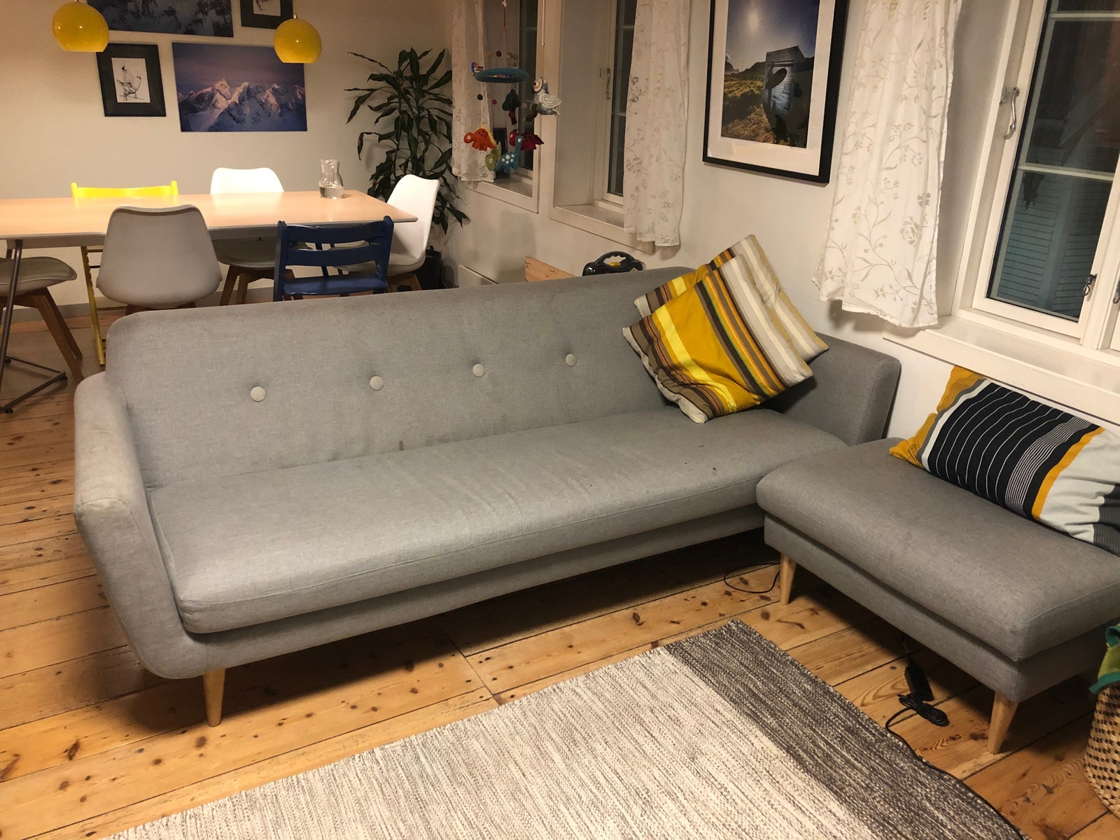 Nordic Otto 3seter sofa fra Bohus + pall FINN.no
