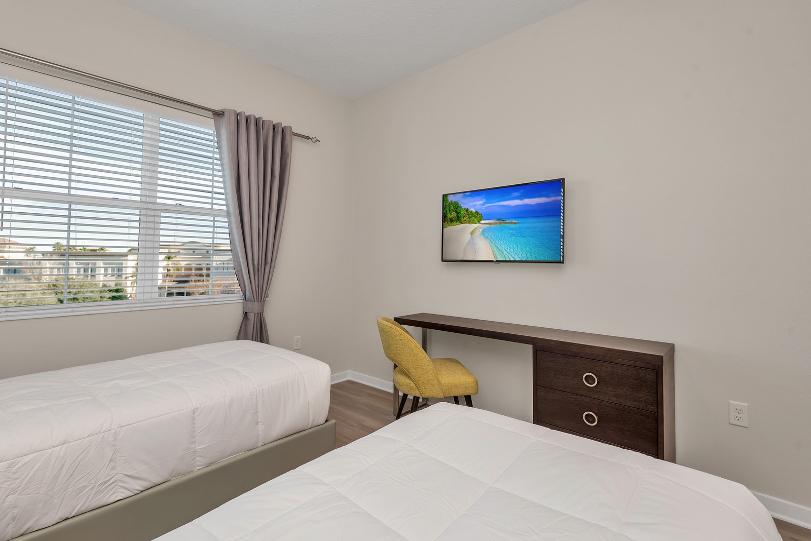 Soverom 2 sinle beds Galleribilde