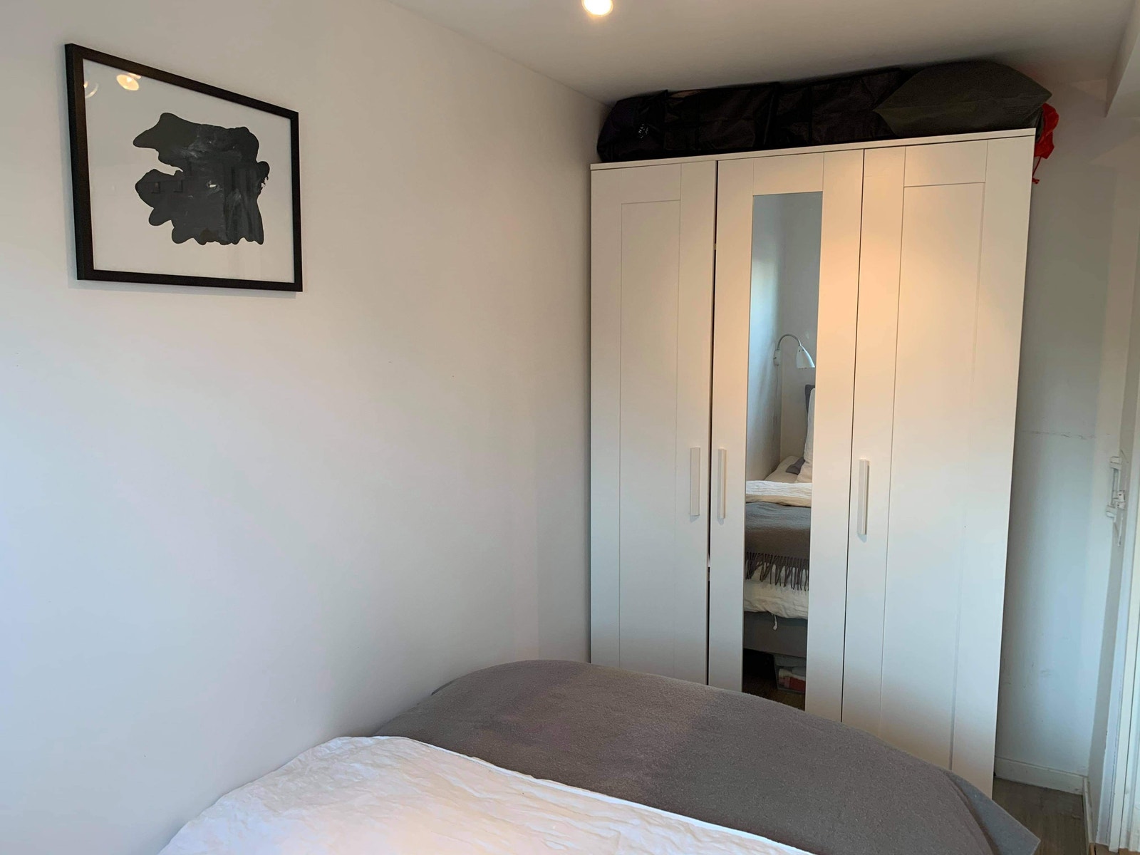lite, arealeffektivt soverom Galleribilde