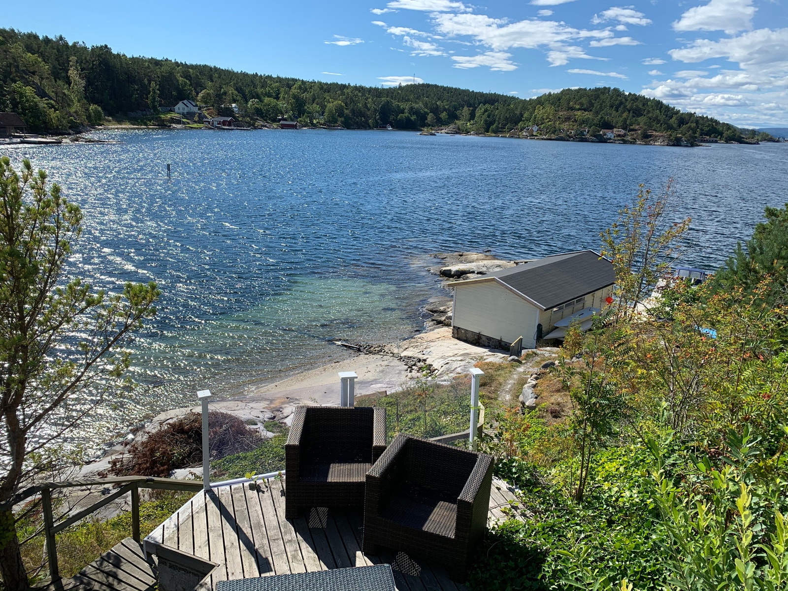 Utsikt fra terrasse Galleribilde
