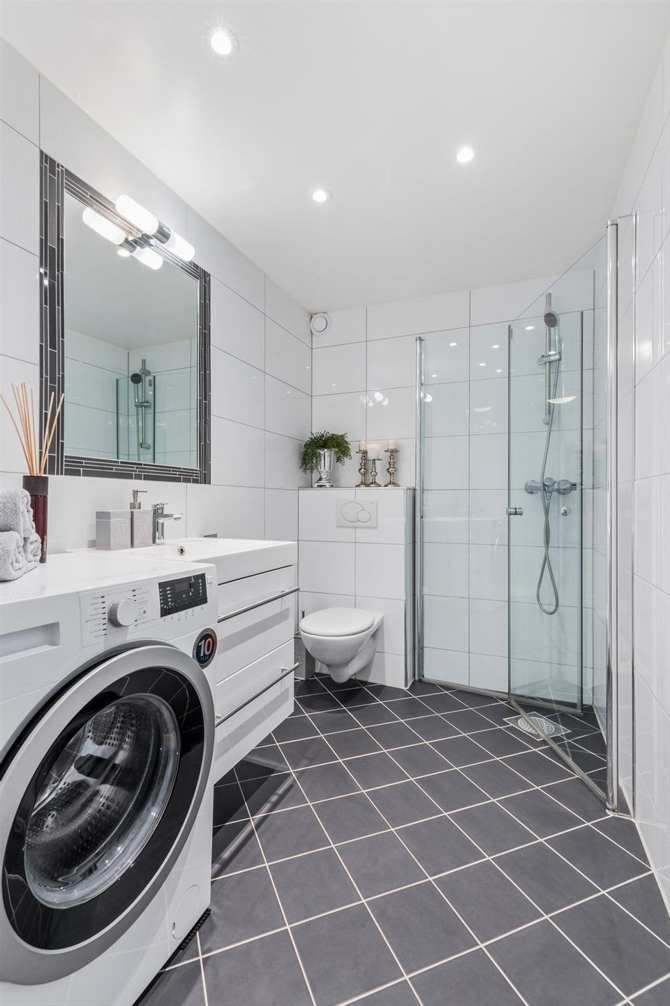 Baderom med gulvvarme Galleribilde