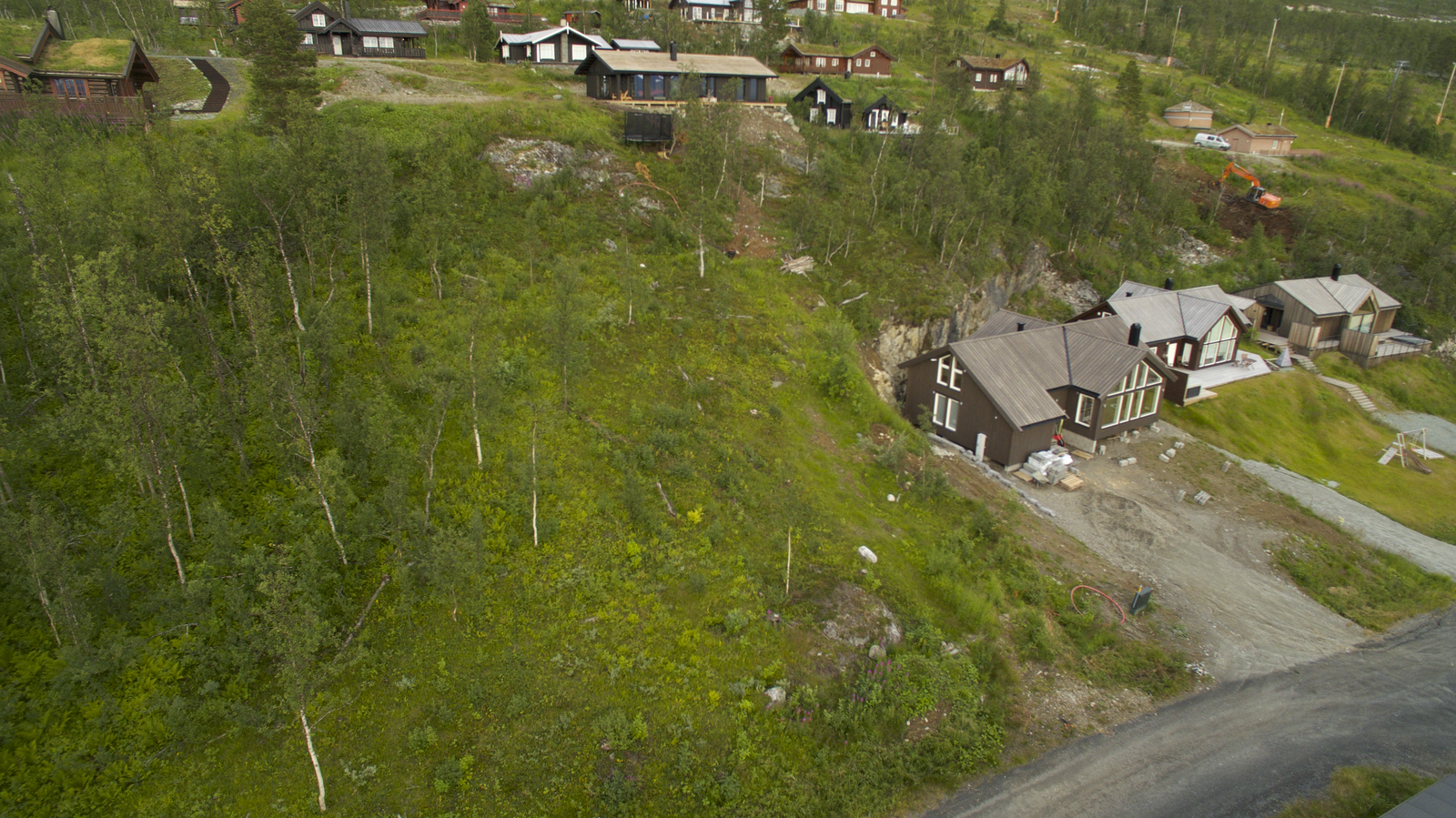 Dronebilde 3 av Tranebærv. 3 Galleribilde