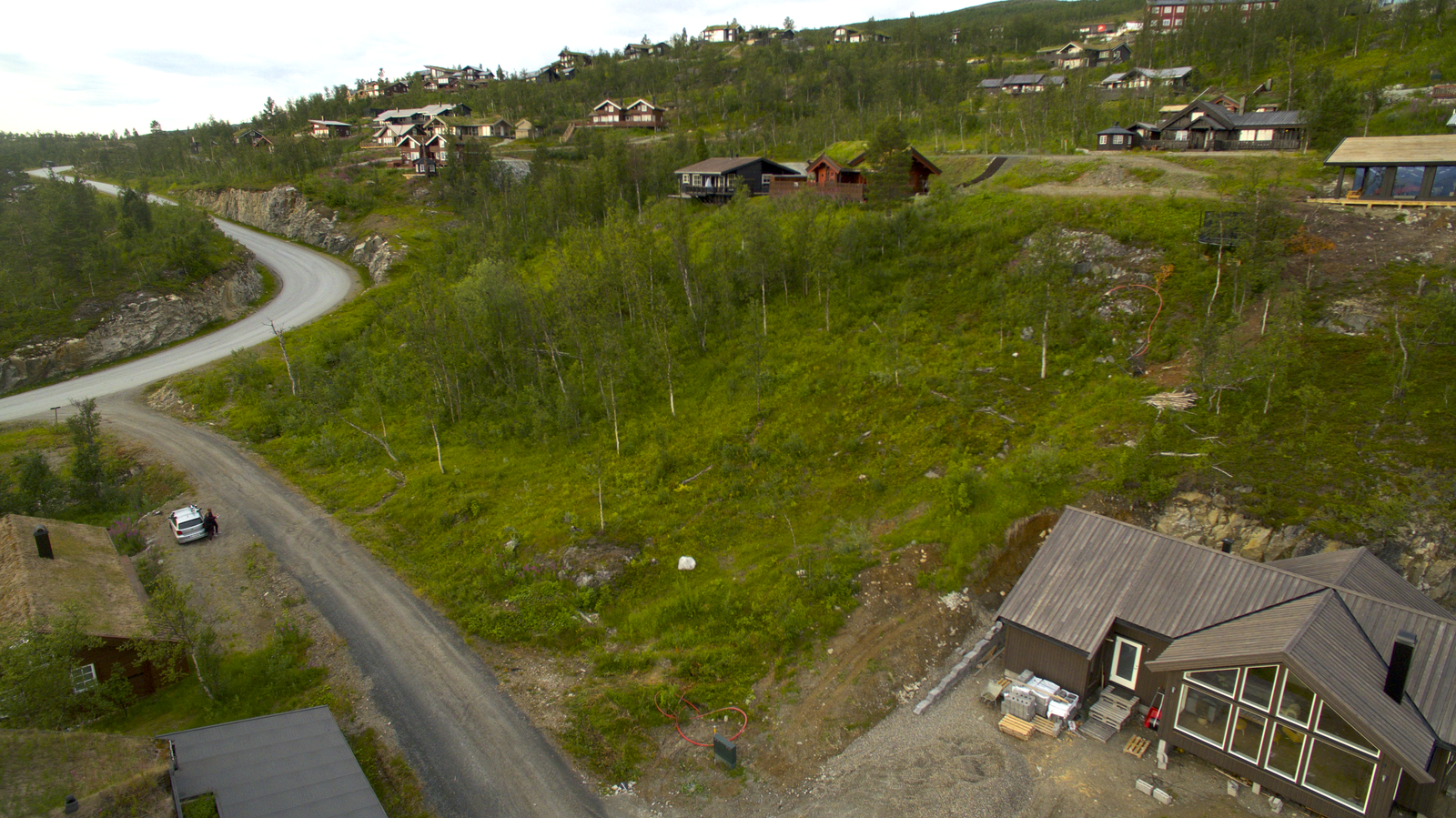 Dronebilde 2 av Tranebærv. 3 Galleribilde