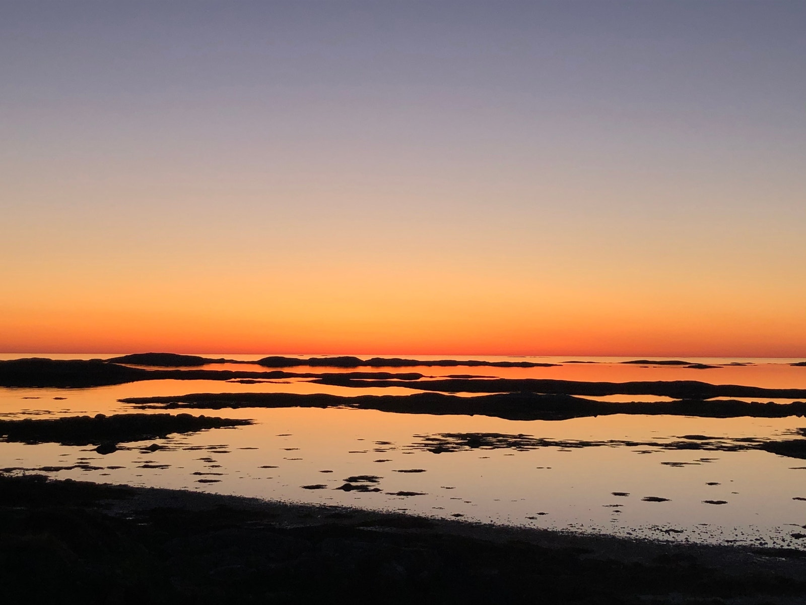 Solnedgang Galleribilde