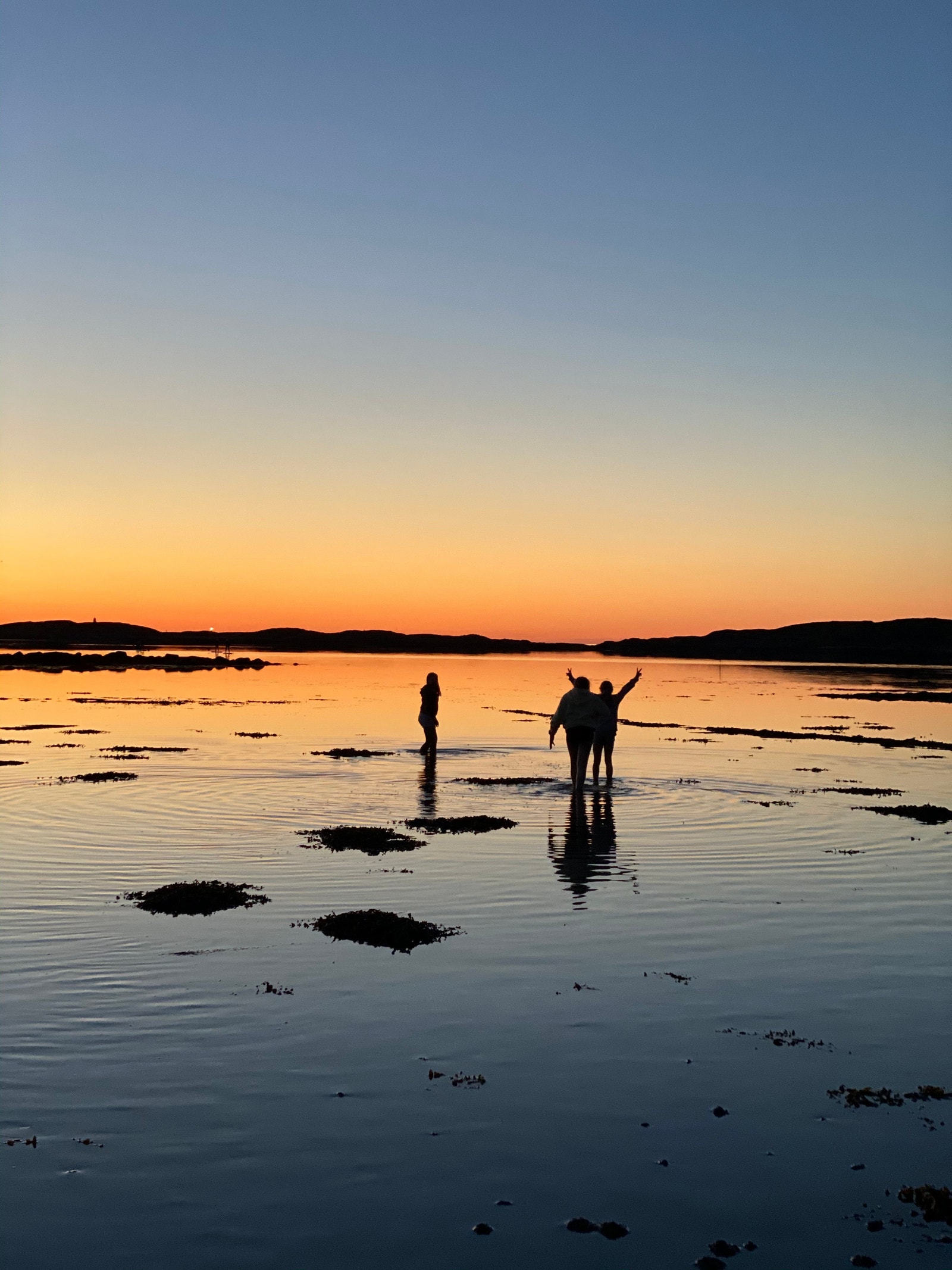 SUP i solnedgang Galleribilde