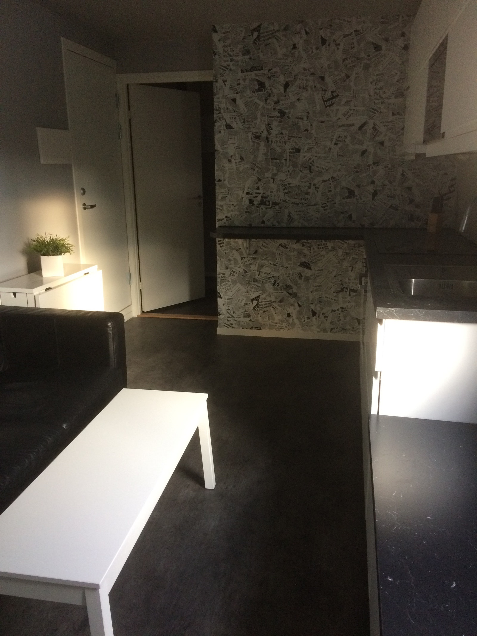 Kjøkken/stue/inngang til soverom (kontor) Galleribilde