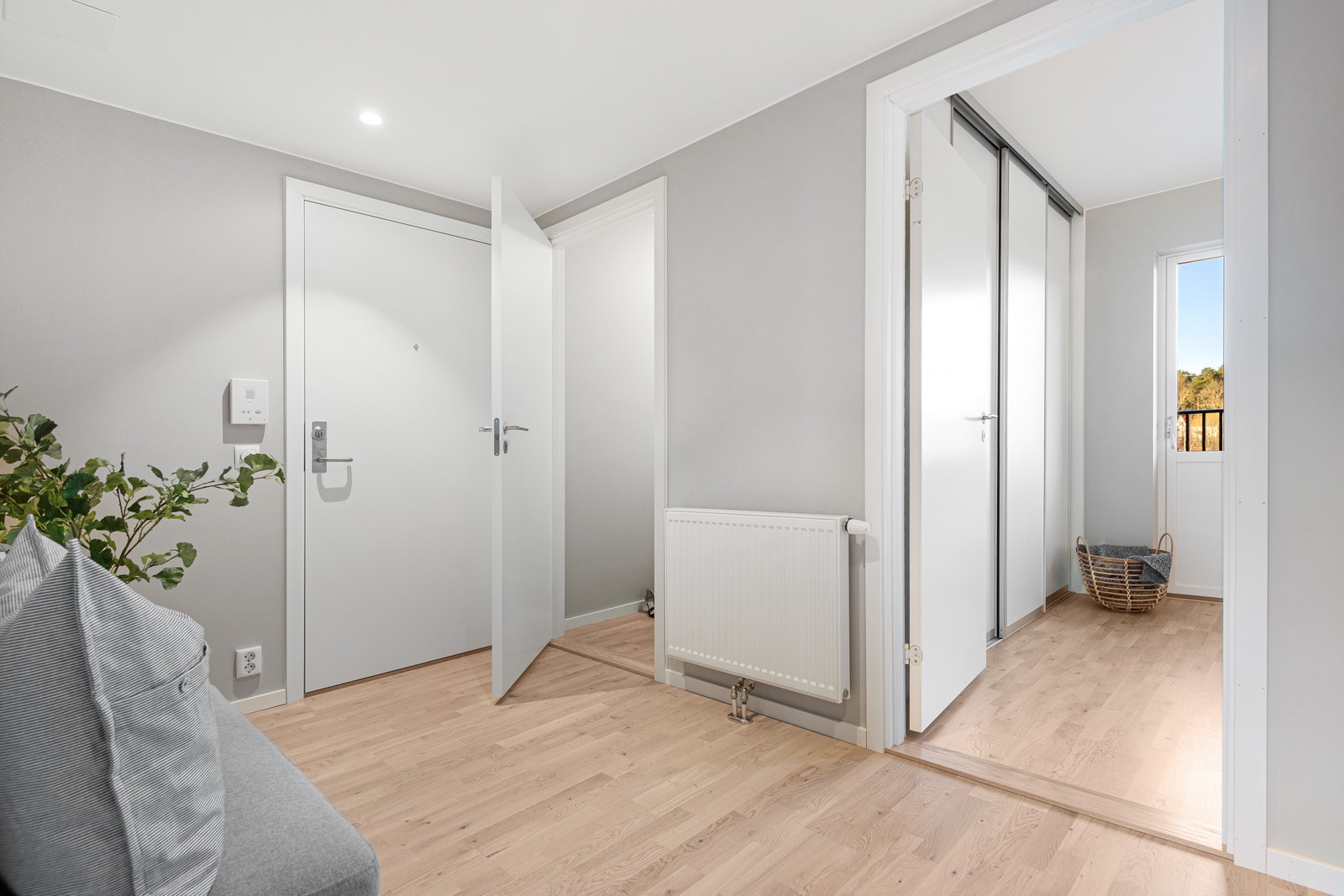 Stor og lys gang Galleribilde