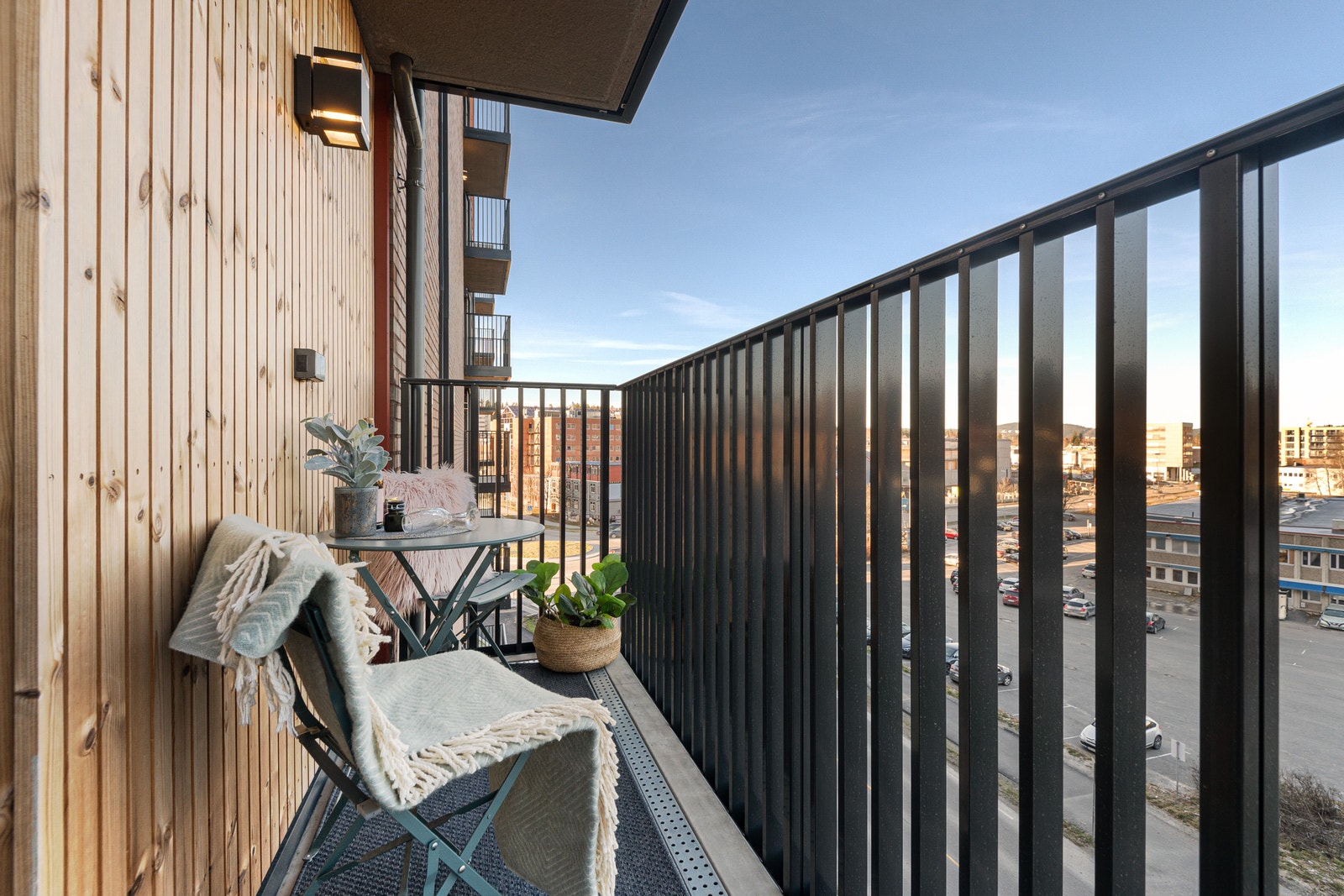 Balkong med utgang fra hovedsoverommet Galleribilde