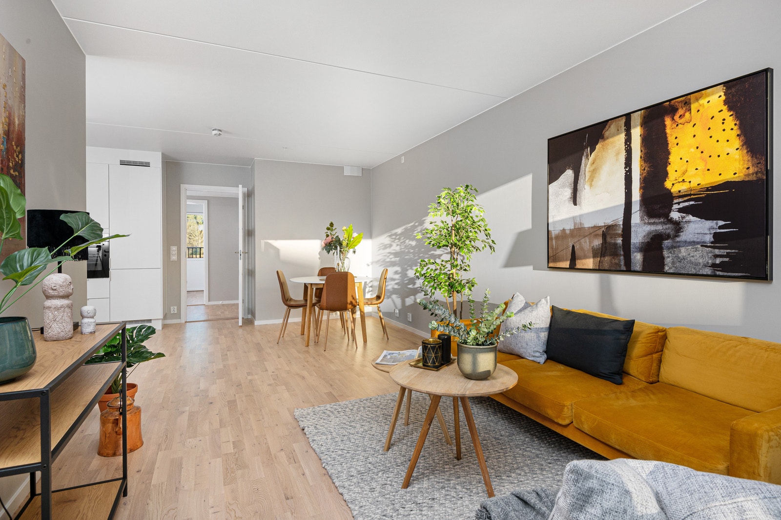 Stue og spisestue Galleribilde