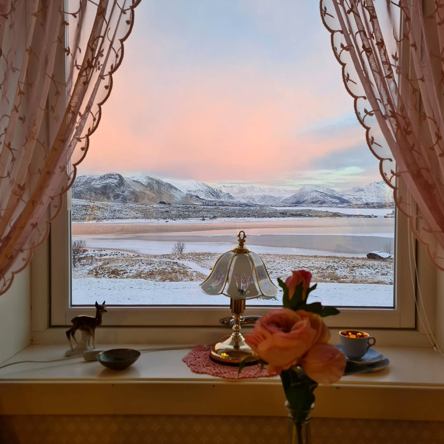 Utsikt fra kjøkkenbordet. Galleribilde