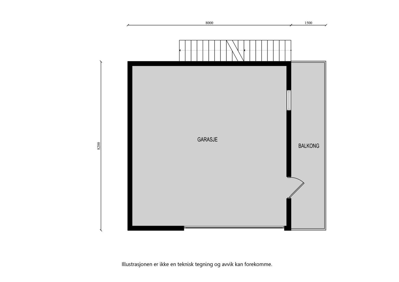 1. etasje anneks, garasje for inntil 3 biler Galleribilde