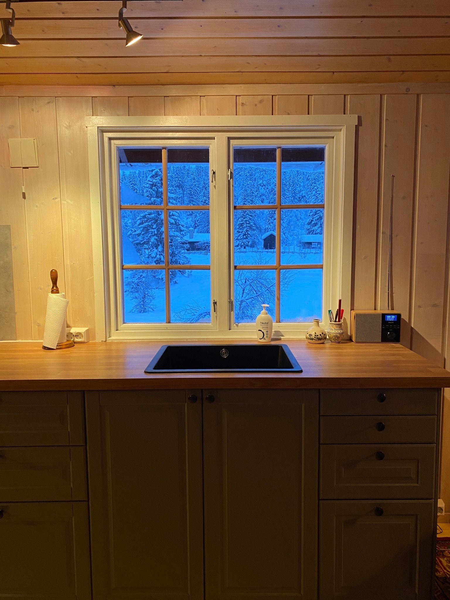 Oppvaskplass med god utsikt Galleribilde