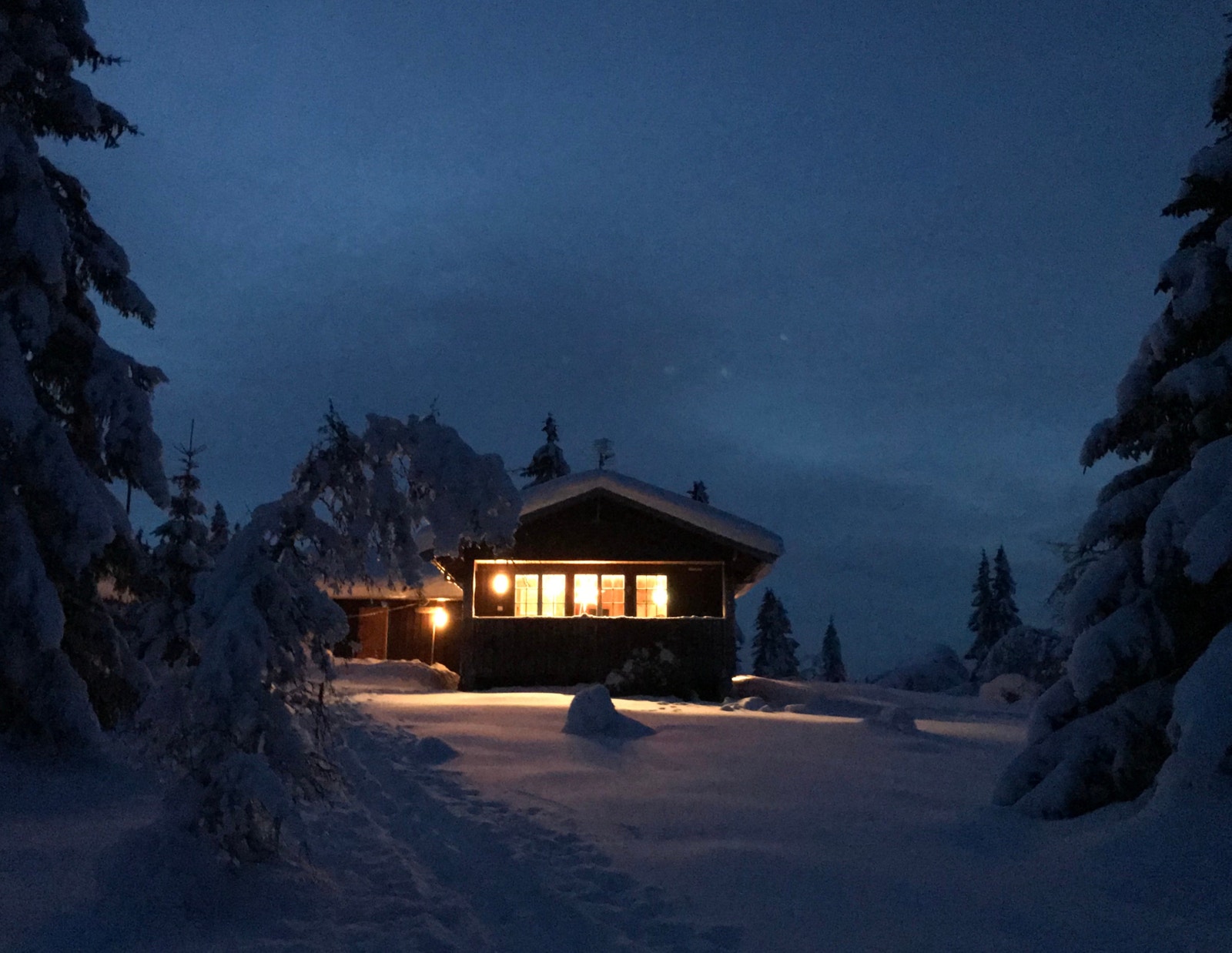 Vinteridyll Galleribilde