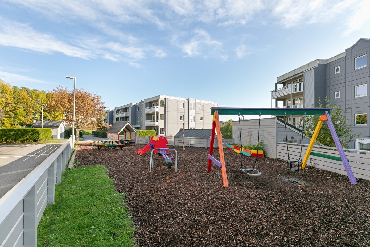 Fellesarealene inkluderer et aktivitetsfelt for barn Galleribilde