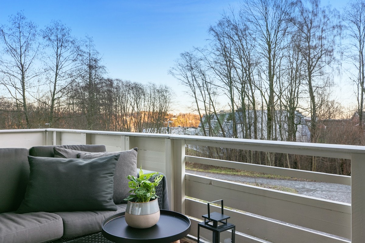 Utsikt balkong Galleribilde