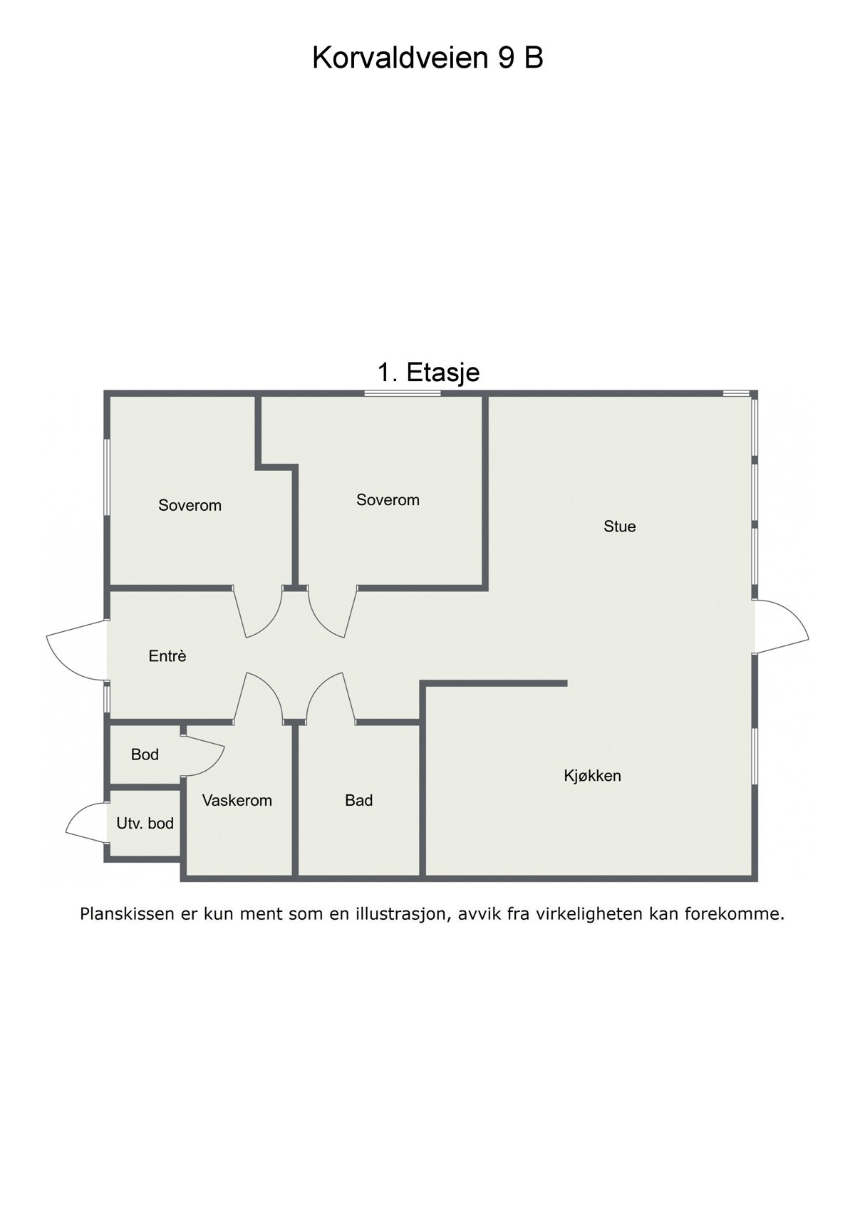 Plantegning Galleribilde