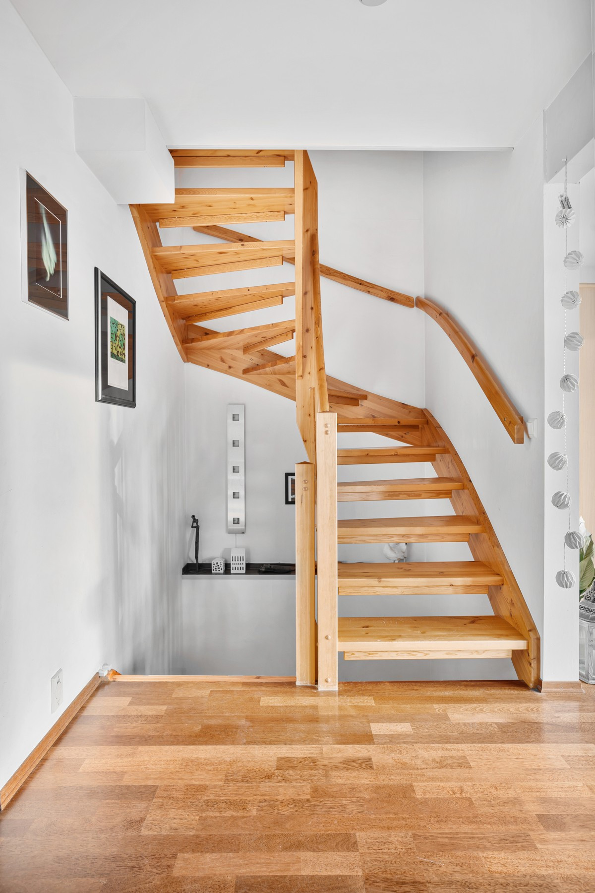 Stilig spiraltrapp