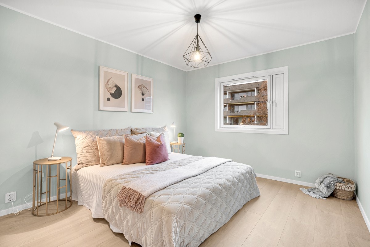 Soverommet har plass til garderobeskap. Galleribilde