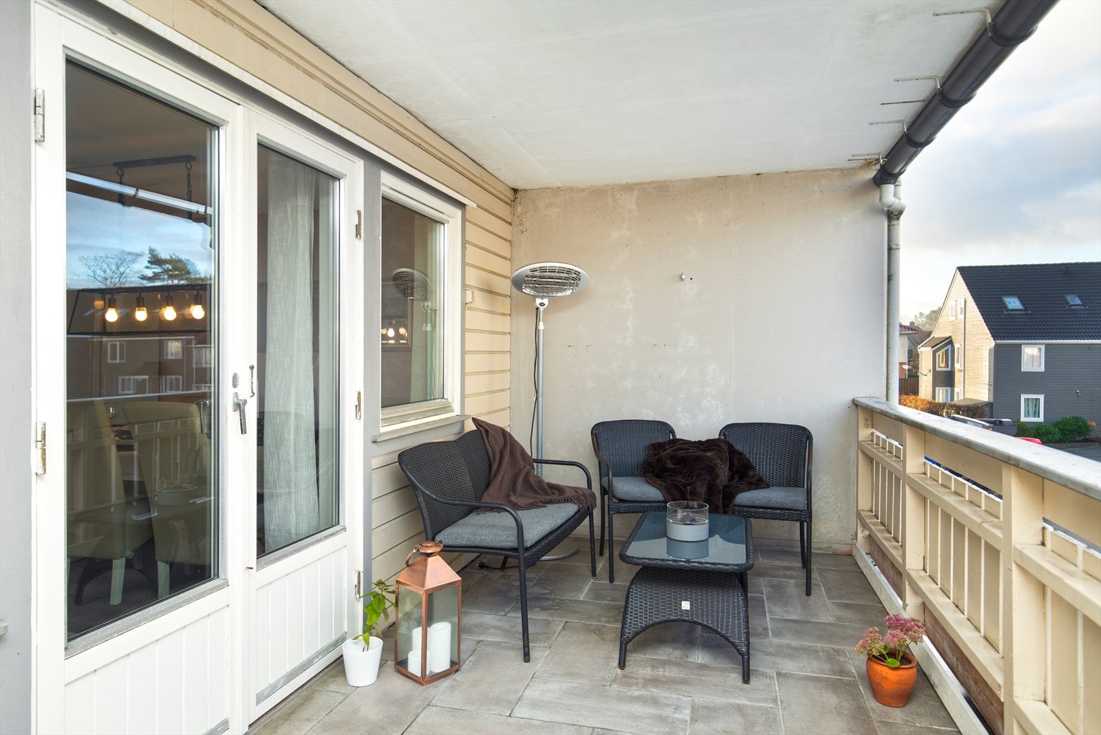 Balkongen er vestvendt Galleribilde