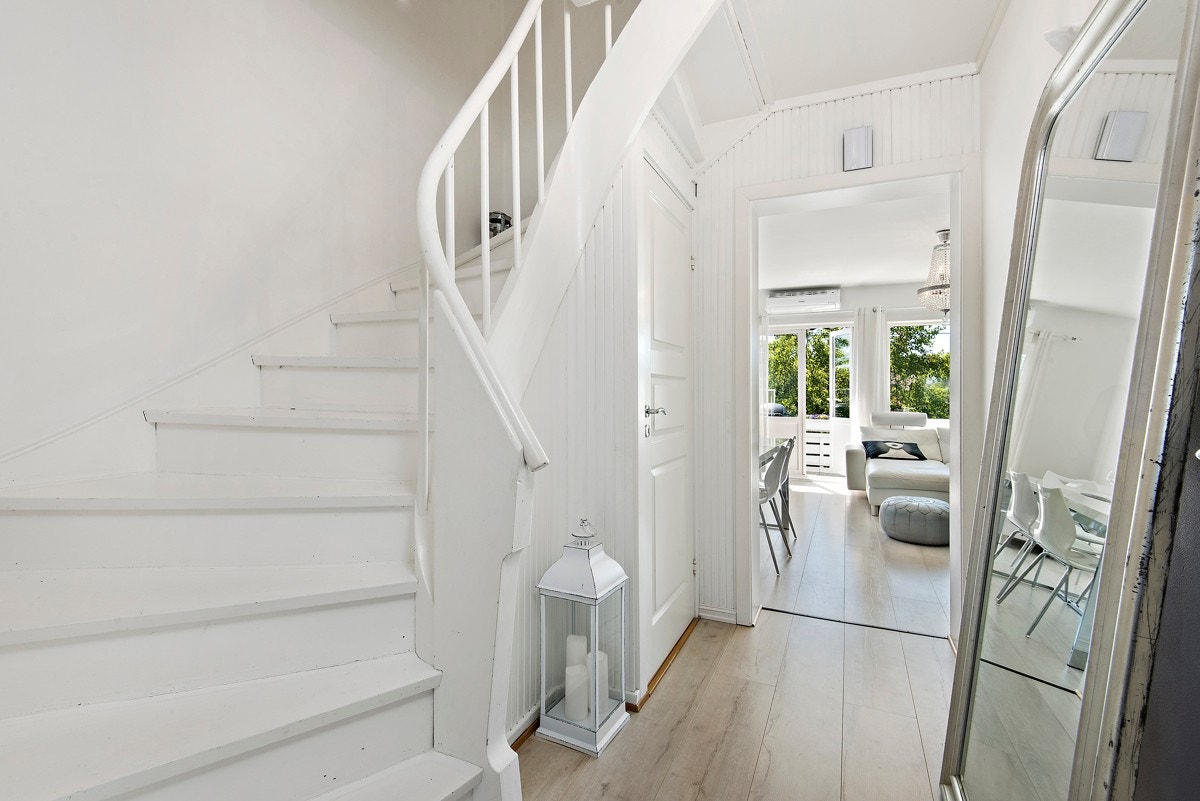 Trappehall. Velkommen opp i 2. etg. Galleribilde