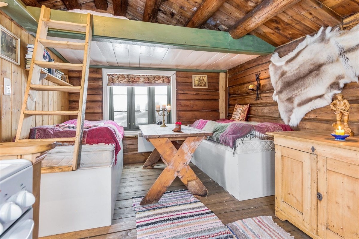 Anneks - Stue/ kjøkken med hyggelig peis Galleribilde