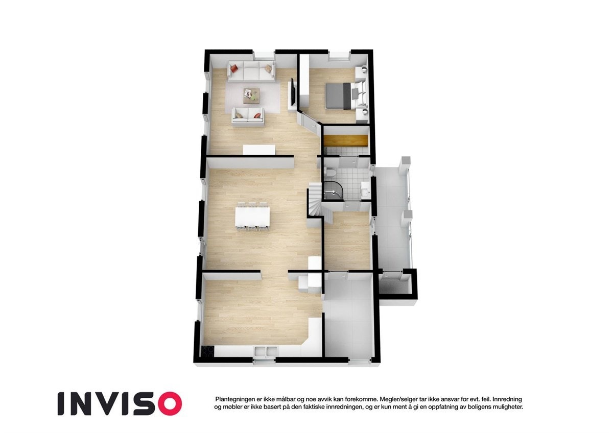 Plantegning 1. etasje Galleribilde