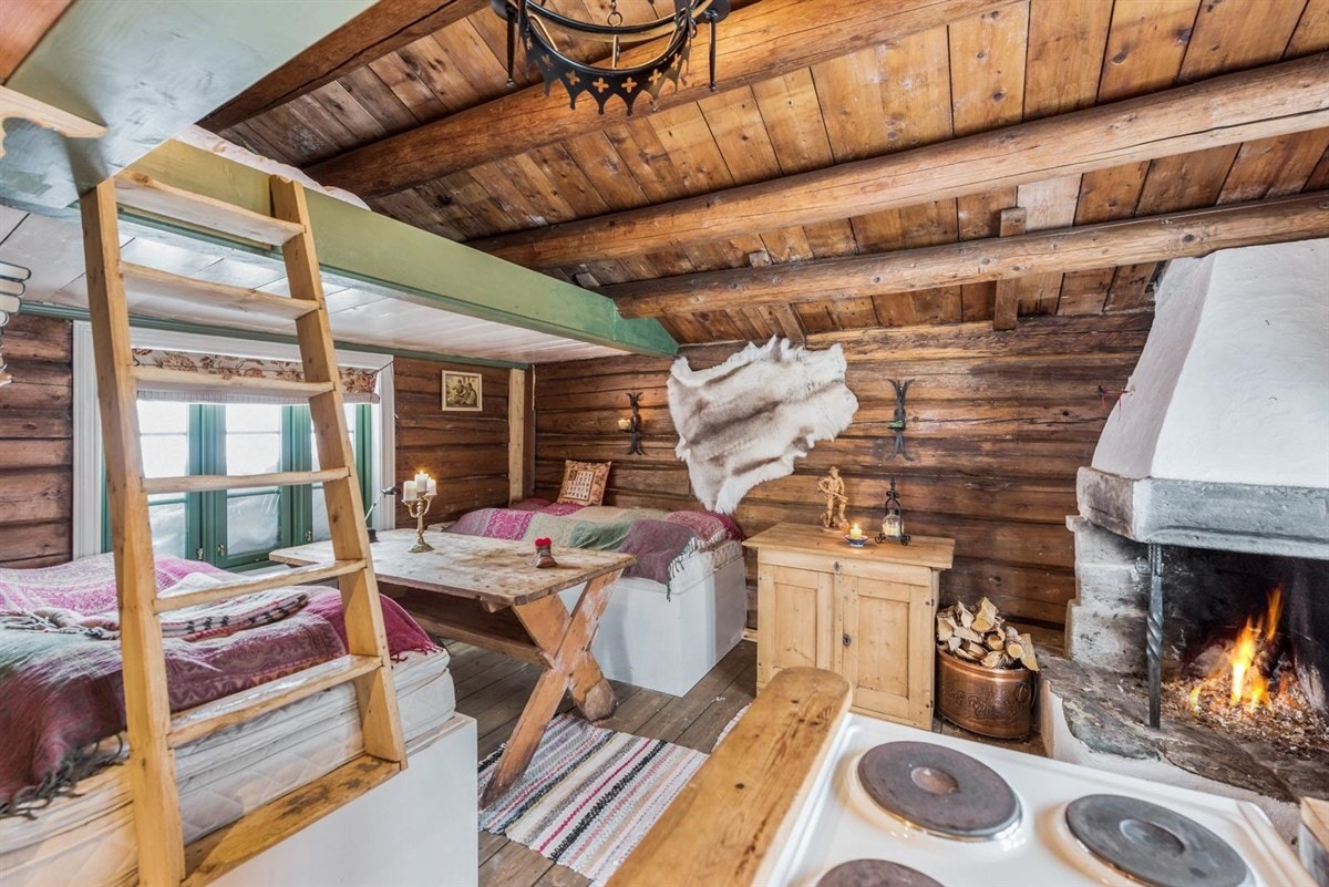 Anneks - Stue/ kjøkken med hyggelig peis Galleribilde